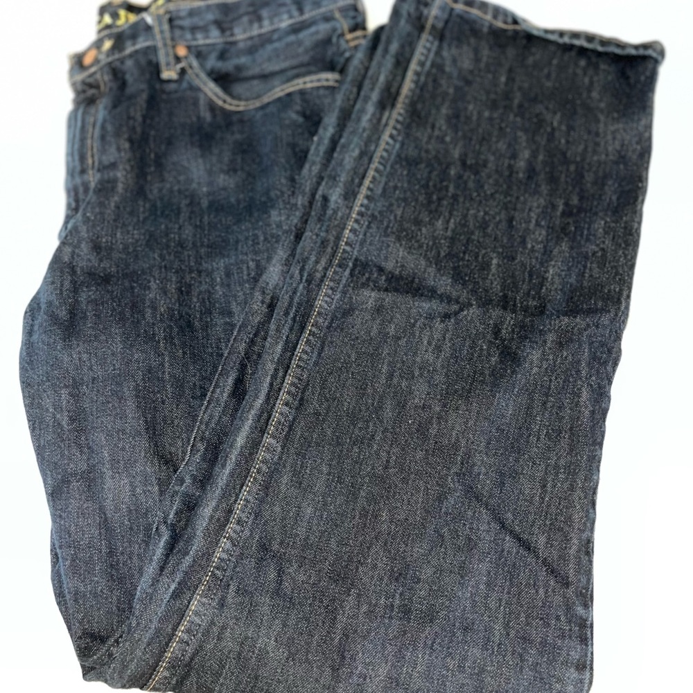 Mens Nautica dark wash relaxed fit jeans